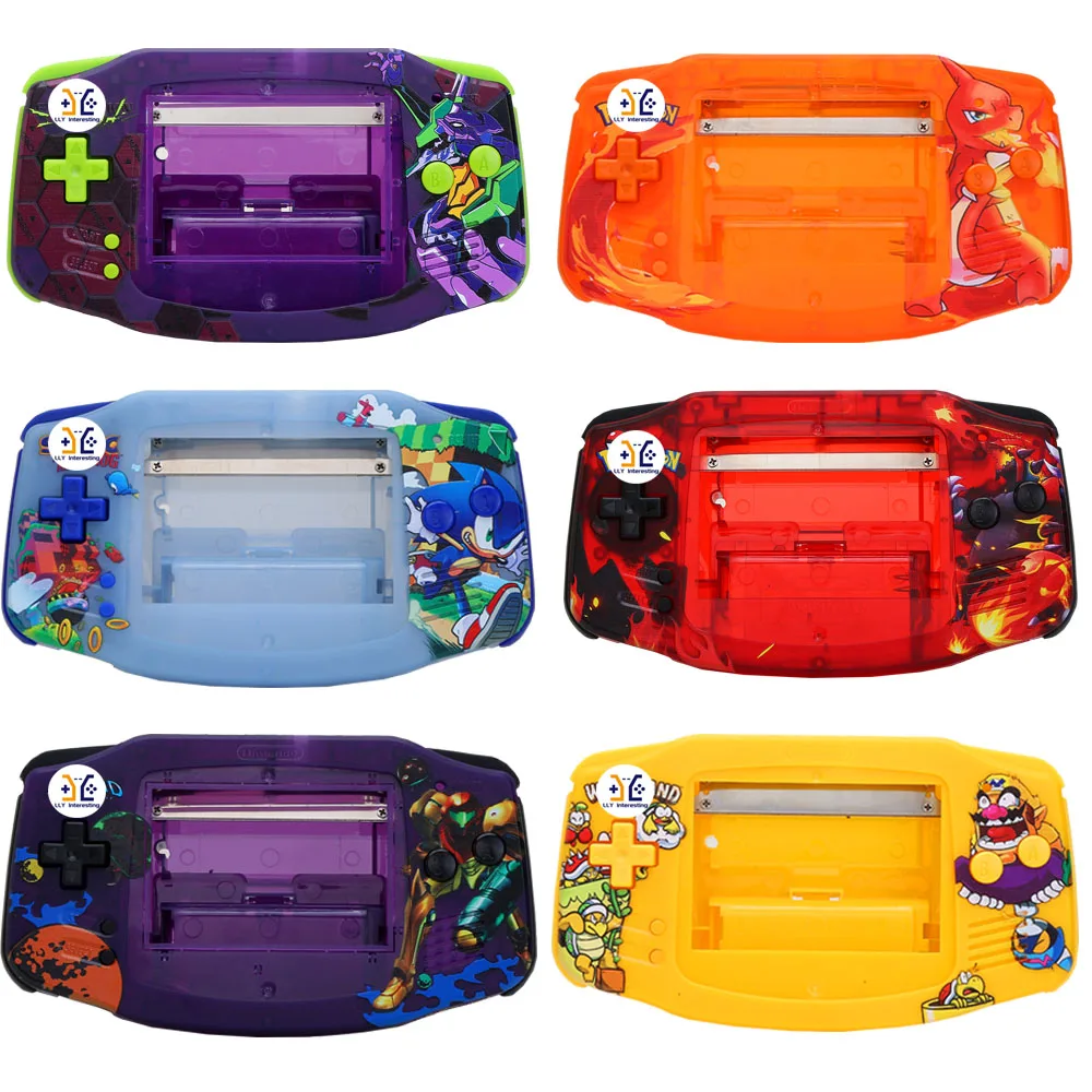 Custom UV Printed Shell GAMEBOY Advanced IPS LCD Case GBA IPS FOR TFT DIY