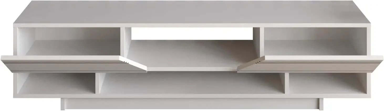 Aspatria TV Stand for Up to 65" TVs - Modern White TV Stands 4