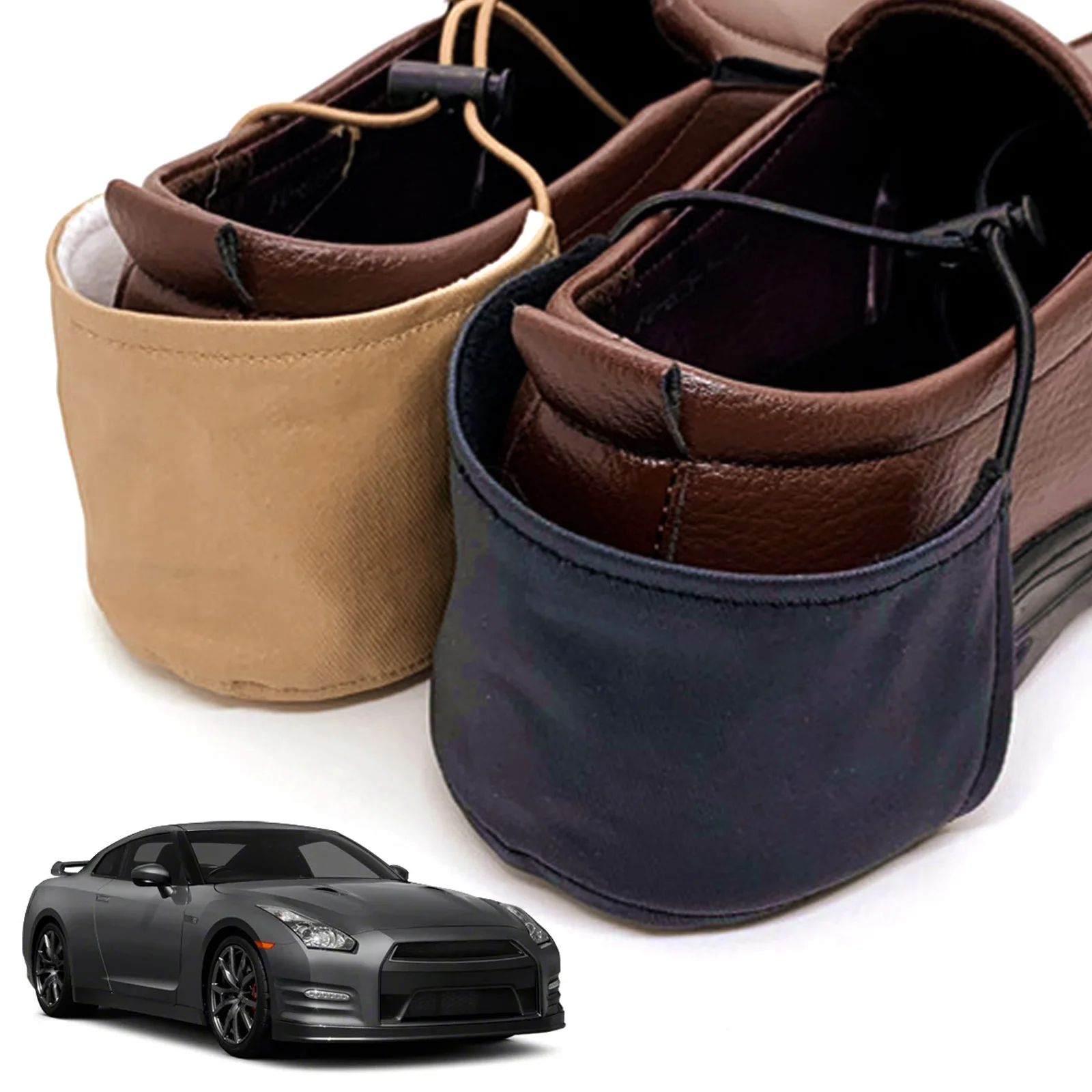 

Driver Shoes Heel Protector Driving Heel Protection Cover For Right Foot Car Prevent Wear Shoes Heel Protection Cover