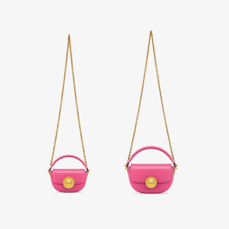 Maxdutti 2023 Autumn Retro Contrasting Color Chain Handbag Single Shoulder Crossbody Bag For Women