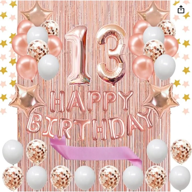 15th Birthday Decorations Banner Boy - Blue Number 15 Swirl Hanging Party Decoration Set With Pennant, Happy Birthday Banners And Sash For 15 Years Old Party Supplies