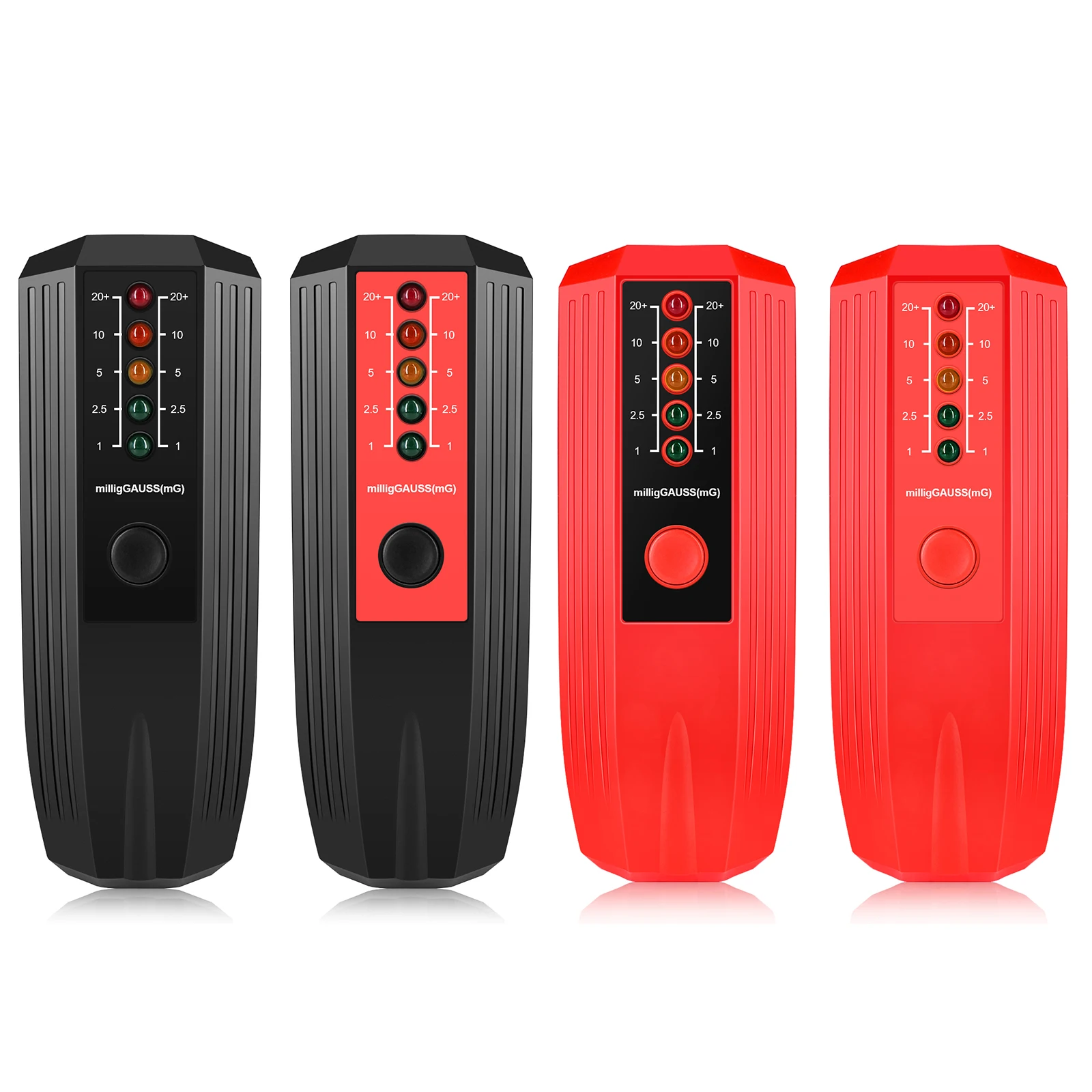 휴대용 전자기 방사선 감지기 5 LED 가우스 미터 전기 기기용 휴대용 무선 주파수 필드 테스터