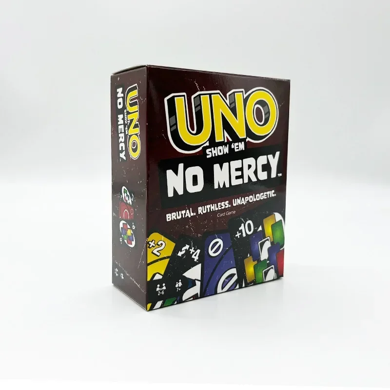 2025 Uno No mercy Game Board Games UNO Cards Table Family Party Entertainment UNO Games Card Toys Children Birthday Christmas