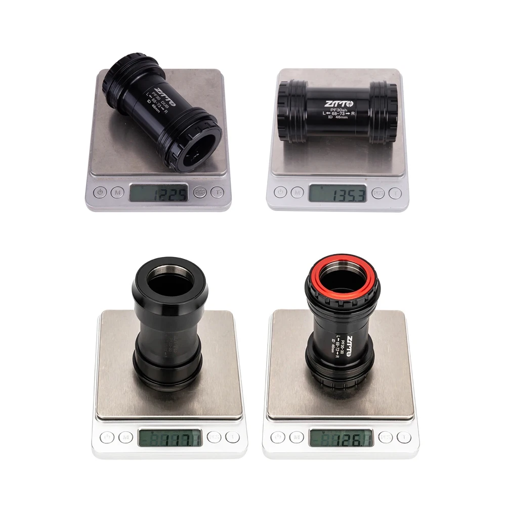 Press Fit Bottom Bracket Ceramic Bearing ZTTO PF30sh MTB Road 68/73mm &phi;46mm Frame DUB 28.99 Crank 22/24/30mm Spindle Crankset bicycle bottom bracket