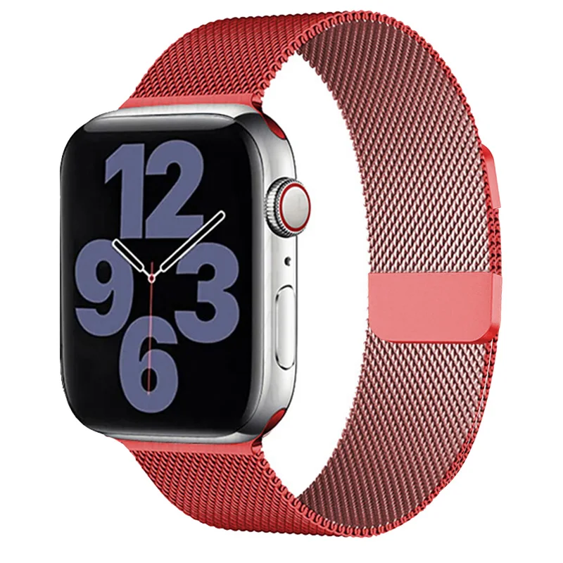 Premium Metal Milanese Apple Watch Band - Stainless Steel Mesh Strap