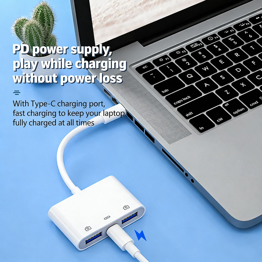 아이폰 15 시리즈용 USB-C to USB 3.0 여성형 OTG 어댑터, U 디스크, 카메라, 마우스용 USB-C 컨버터