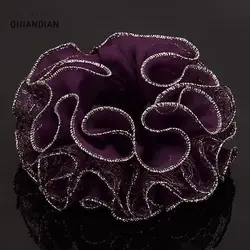 Elegant Lace and Elastic Hair Bands (A light purple)