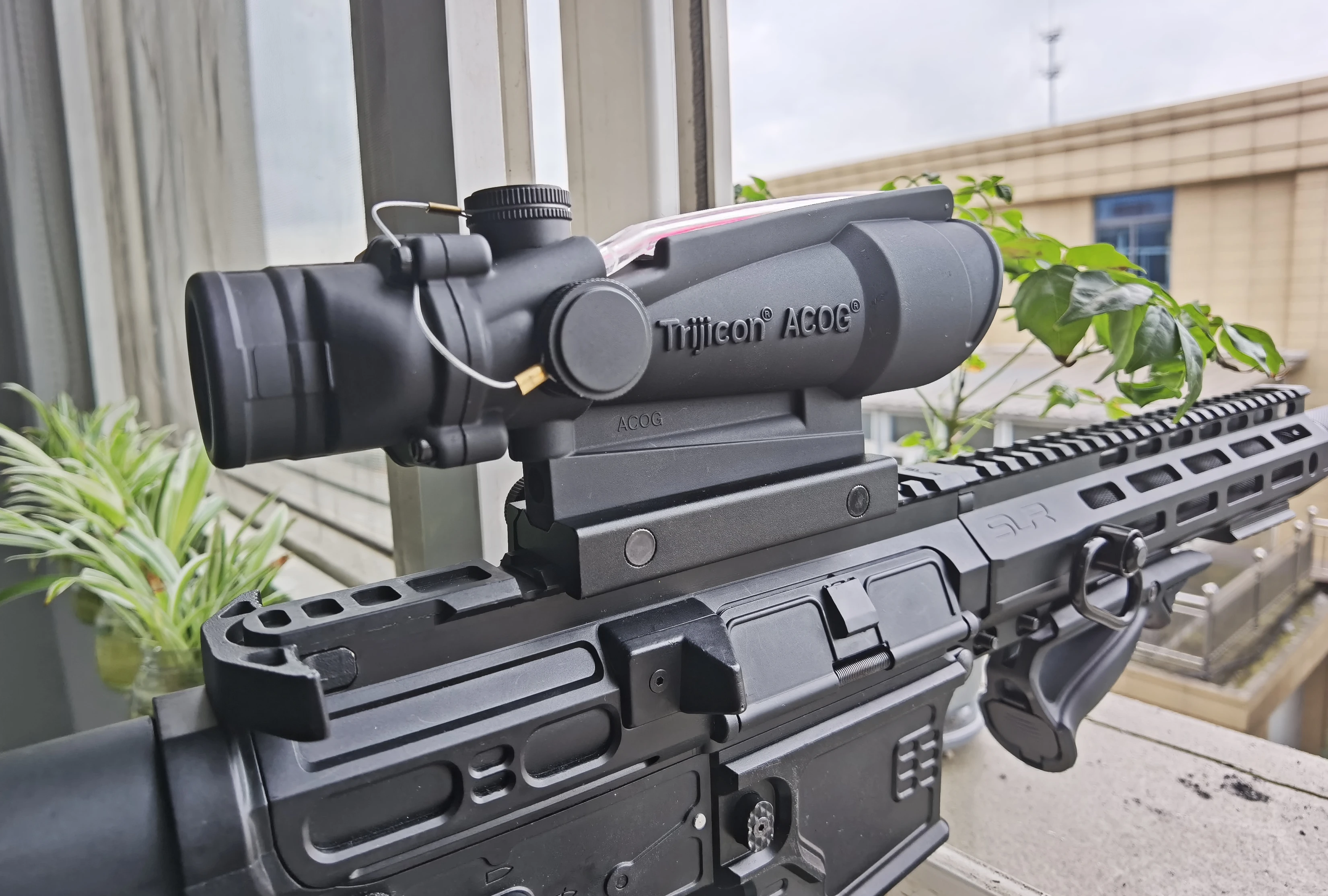 

Trijicon Acog 5x35 Fiber Bezienswaardigheden Optics Tactische Bezienswaardigheden Richtkijker Cross De Jager Jacht Llluminating