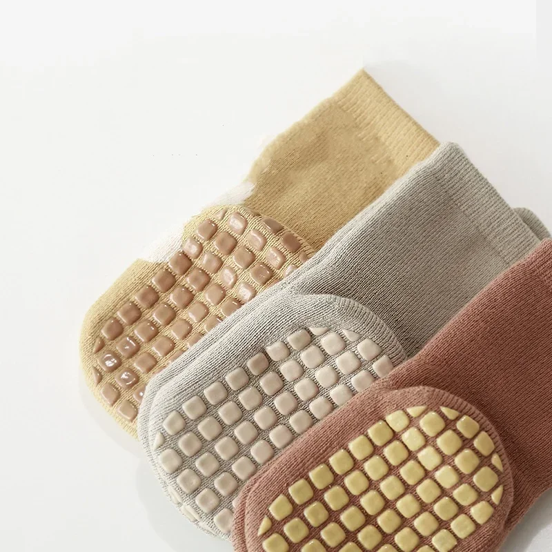 New Autumn Warm Newborn Sock for Boy Girl Sweet Cartoon Indoor Toddler Non-slip Floor Sock Winter Thicken First Walker Sock