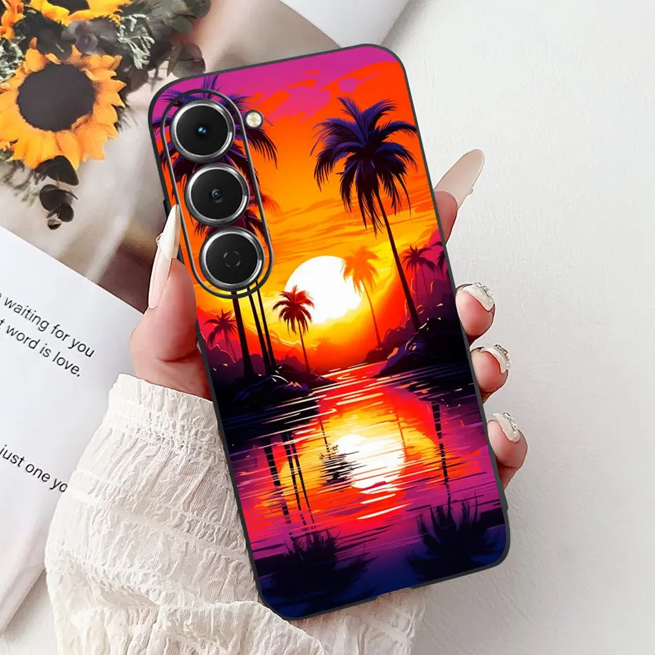 Cool Dragon Tiger Painted Soft Silicone TPU Phone Case for Tecno Spark 40 Series