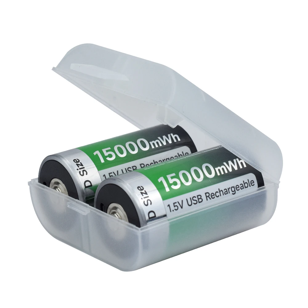Bateria Recarregável do Li-íon das Baterias do tipo c Usb d R20 Lr20 da Bateria do Tamanho de Palo 1.5v d para Acessórios do Drone da Câmera de rc Fogão a Gás - Image 3