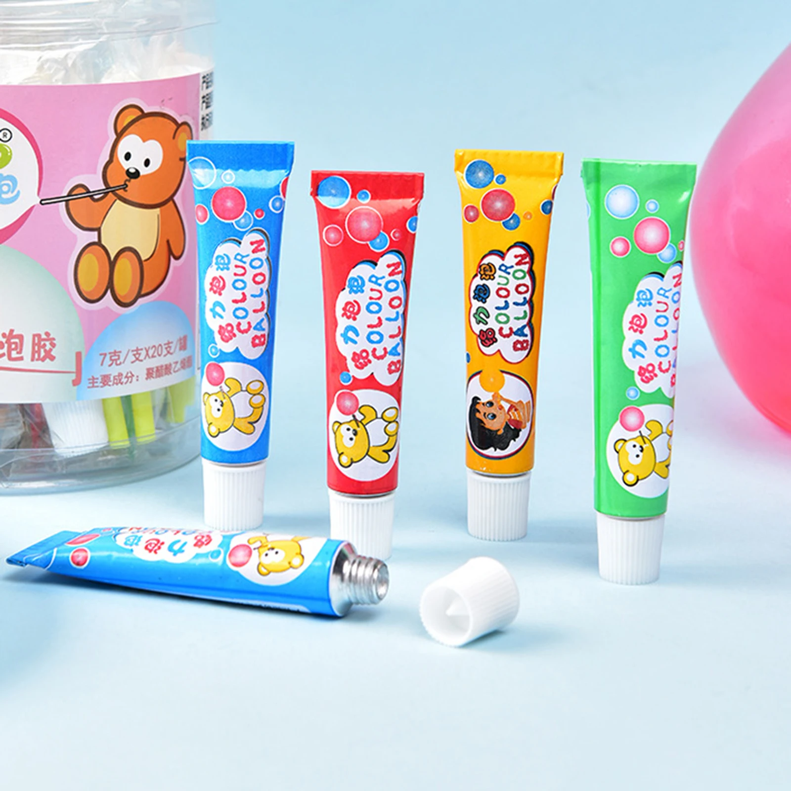 20x Blow Bubbles Balloons Not Easy to Break Practical Diy Crafts Nostalgic Educational Sensory Toy for Adults Party Game 3