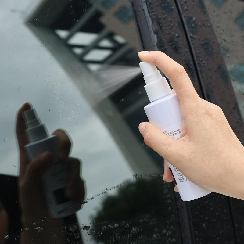 Car Anti Fog Spray Rain Repellent Long Lasting Windshield Waterproof Coating for Front/Rear/Side Windows and Mirrors with Towel