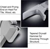 NEW Outdoor Hammer with Crowbar Fire Rescue Multifunctional Tool Demolition Tool Hammer Hand Tool 2