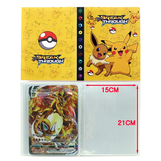 Cartes pokémon géantes, 15x21cm, Album de grande taille, Vmax Vstar GX  Jumbo, Arceus Pikachu Charizard, arc-en-ciel