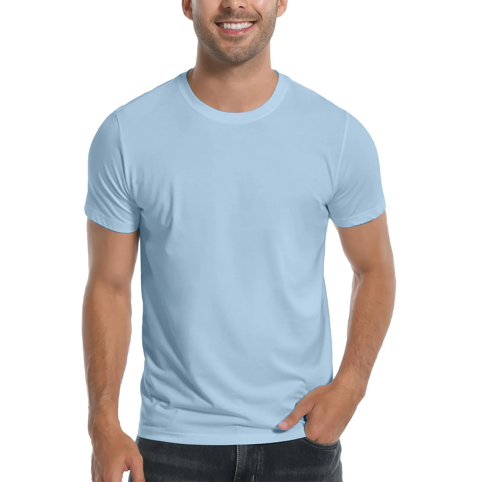 Men\'s Slim Fit Cotton T-Shirt 2