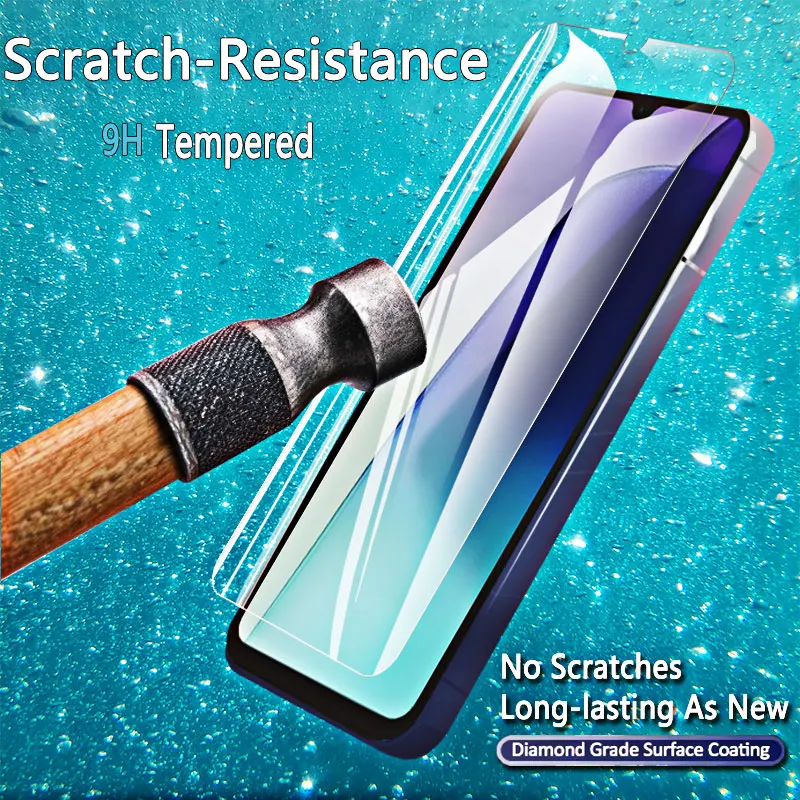 Premium Tempered Glass Screen Protectors - High Aluminum Anti-Scratch, Case-Friendly, 6.88 Protection (1-4 Pack)