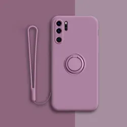 Premium Silicone Magnetic Kickstand Case for Mi 12T Pro (Dark Purple)