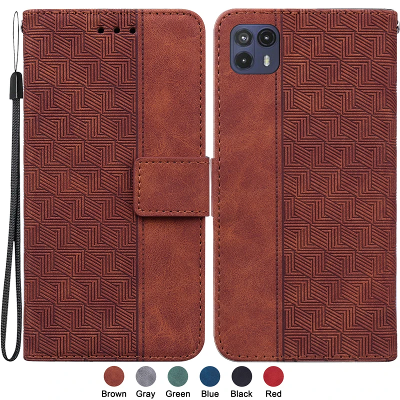 Per Motorola Moto G50 5G 6.5 "Capa Per Motorola Moto G50 Moto G50 5G Custodia Fashion Magnetic Geometric Textile Wallet Book Cover