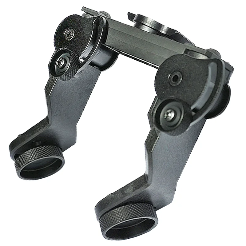 PVS14 NVG Bridge Mount Dual J Arm for L4G24 with Adjustable Field of View Bracket Tactical for Night Vision Binocular