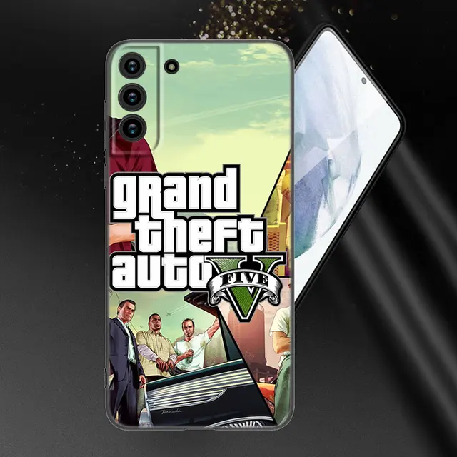 Jogo Gta 5 Caixa Do Telefone Para Samsung Galaxy S22 S21 Ultra S20 Fe S8 S9  S10e S10 Plus S10 Lite M23 5g Preto Capa Macia - Capas E Cases De Celular -  AliExpress