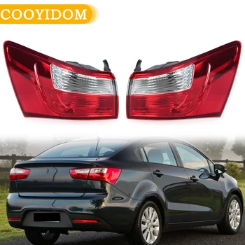 Gruppo fanale posteriore per Kia Rio Sedan 2012 2013 2014 2015 2016 2017 Fanale posteriore esterno Lampada freno Indicatore di direzione