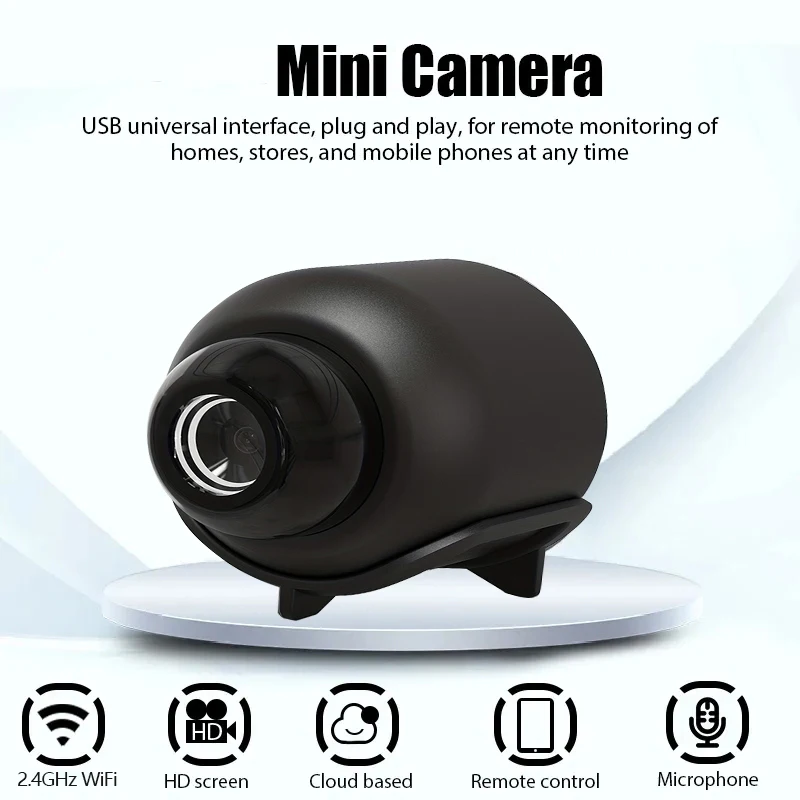 Description Picture 5 of item1080P HD Mini Cameras Voice Video Security Wireless WiFi Camcorders Phone Monitoring Camera Smart Home Small Surveillance IP Cam