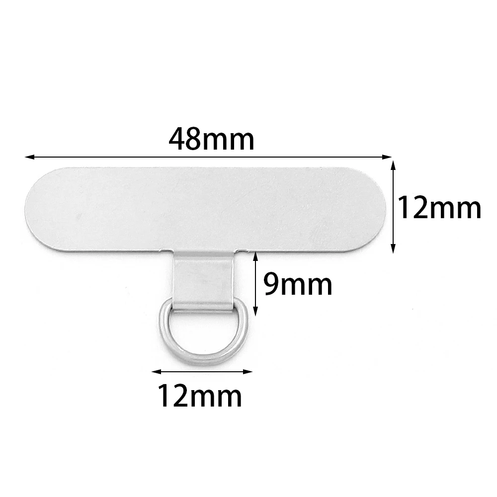 5-Piece Universal Stainless Steel Phone Tether Lanyard Set