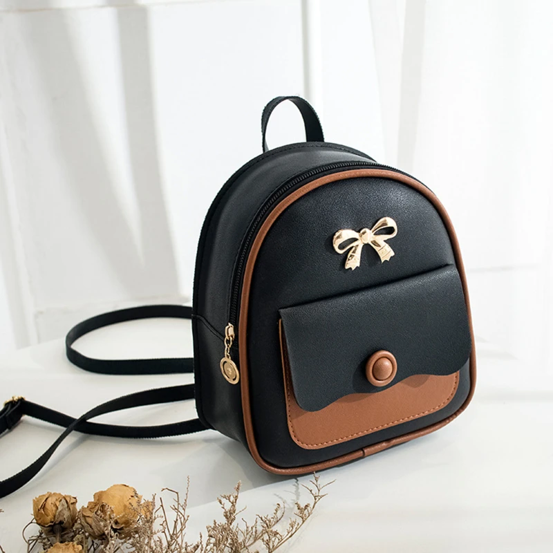 

Fashion New Korean Style Mini Backpack Small Backless Bag Multi-Functional Girls' Small Backpack Travel Tote Small Backpack