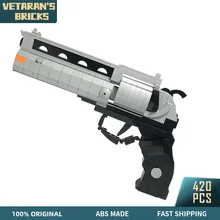 

MOC Destiny Pistol Handcannon Duke Mk 10 Model Video Game Equipment Building Blocks Sets Bricks Toys Kid Weapon Decor Gift