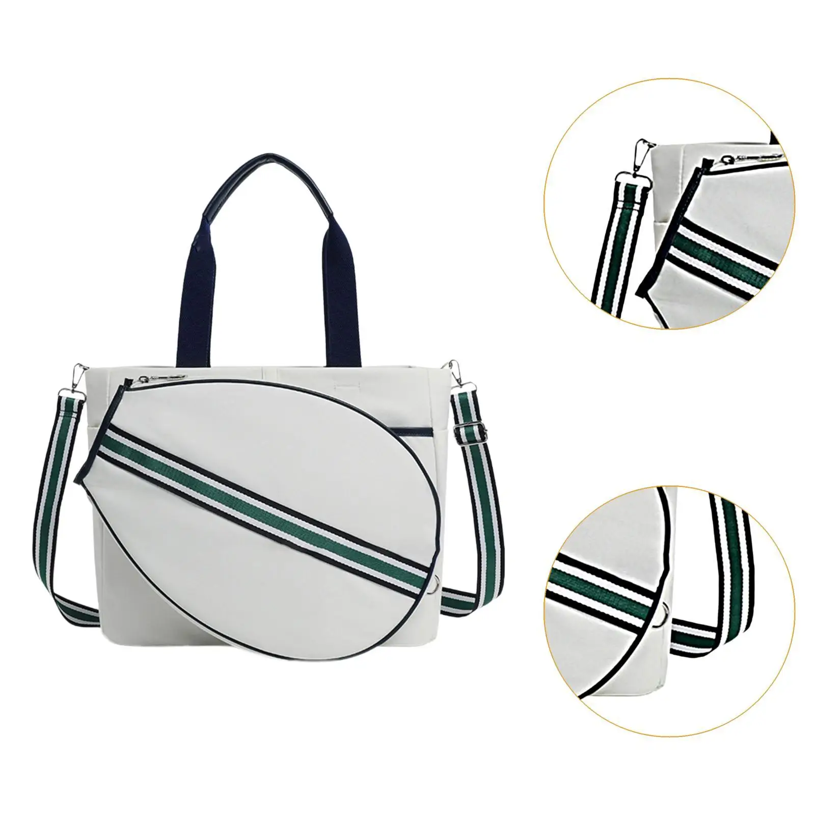 Tennis Racket Tote Pickleball Racquet Bag Outdoor Sports Storage Rucksack Carrying Multifunctional Badminton Racket Bag
