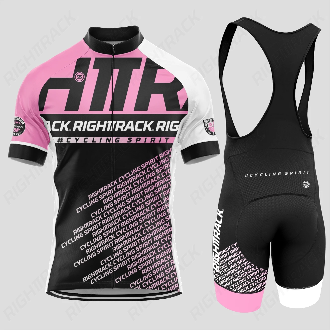 Pro Race Team Cycling Jerseys Top Quality Men's Summer Short Sleeve Breathable 20D BIBS Maillot Riding Clothing RIGHTTRACK