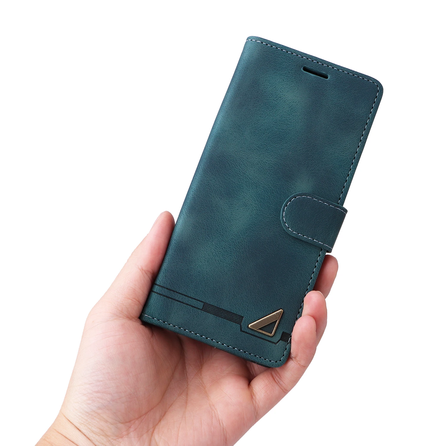 Premium Flip Leather Wallet Case with Card Slot – Elegant and Durable Cover