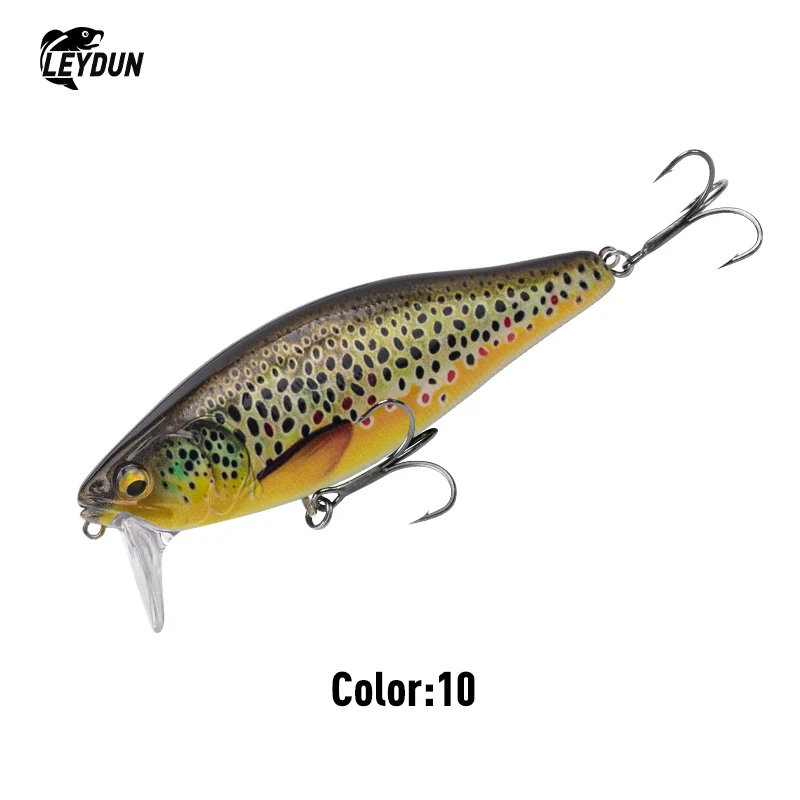 LEYDUN Hot JACK Minnow Fishing Lures 107.7mm 30g Floating