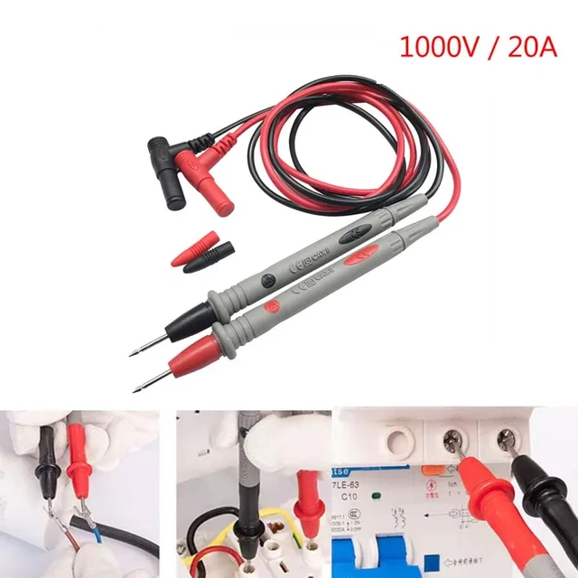 Universal Probe Test Leads Pin For Digital Multimeter Meter Needle Tip  Te_EN