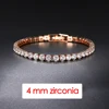 Bracelet de Tennis en cristal de luxe pour hommes, Hip Hop, tendance, Punk, zircone, chaîne de Couple sur la main, bijoux Streetwear
