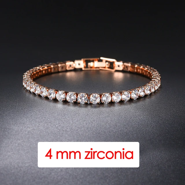 Bracelet de Tennis en cristal de luxe pour hommes, Hip Hop, tendance, Punk, zircone, chaîne de Couple sur la main, bijoux Streetwear