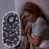 Fashionable Butterflys Print Long Satins Nightcap Personalized Warmth Sleep Cap For Long Curly Hair 2