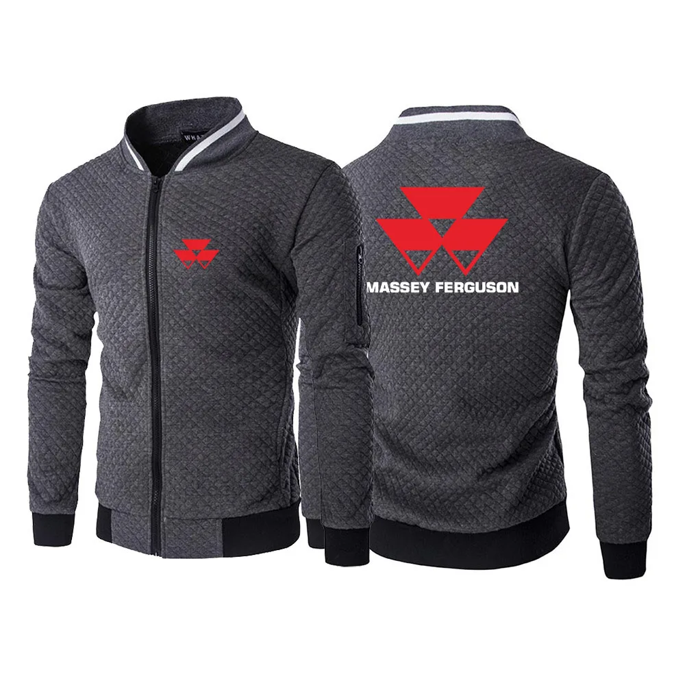 Mens Long Sleeve Fashion Sports Zipper Hoodie Jacket