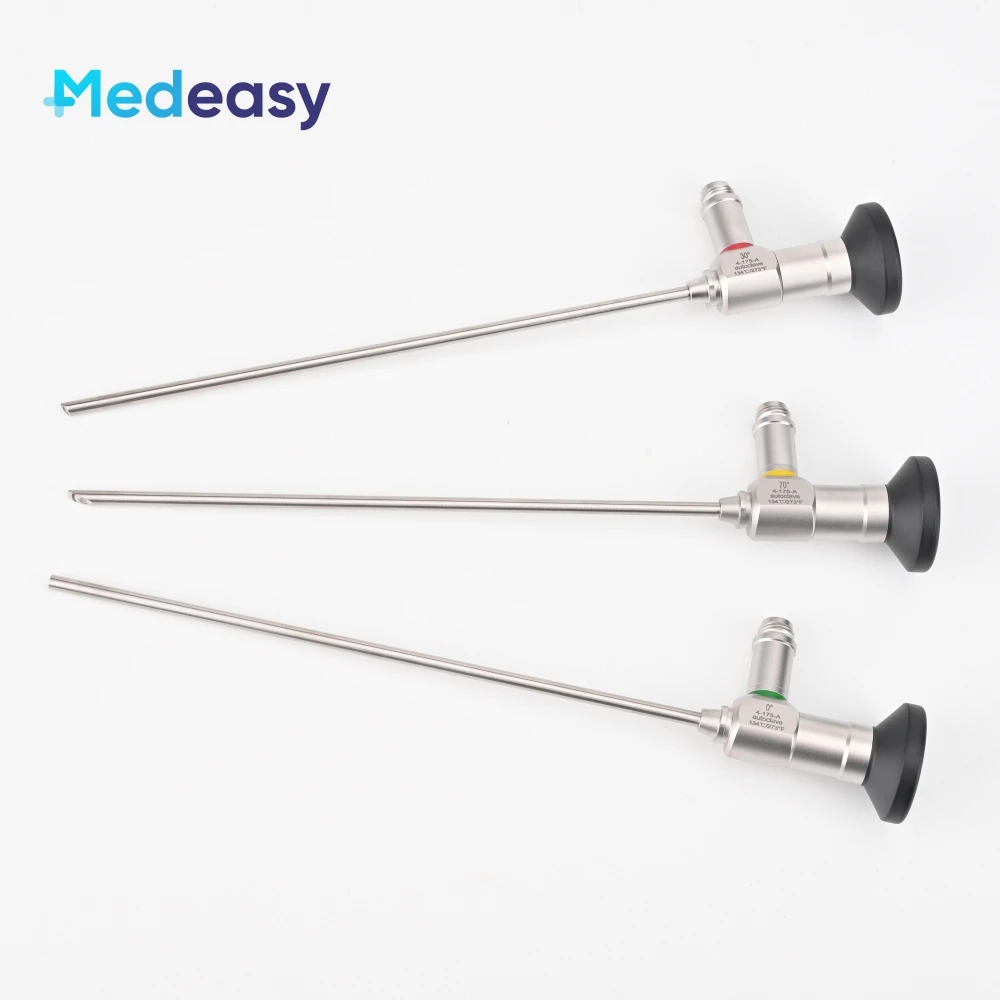 Endoscope Light Source Autoclave ENT Rigid Endoscope 4mm Sinuscope 0/30/70 Degree for Inspection and Surgery Teaching