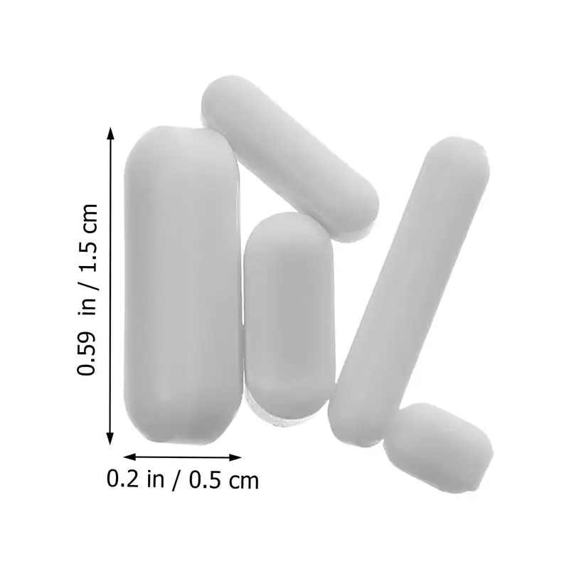 Laboratory Magnetic Bar Cylindrical Magnetic Stirrer Rod Stirrer-Mixer Stir Bars 5Pcs Stirrer School Laboratory magnetic stirrer,magnetic stirring rod