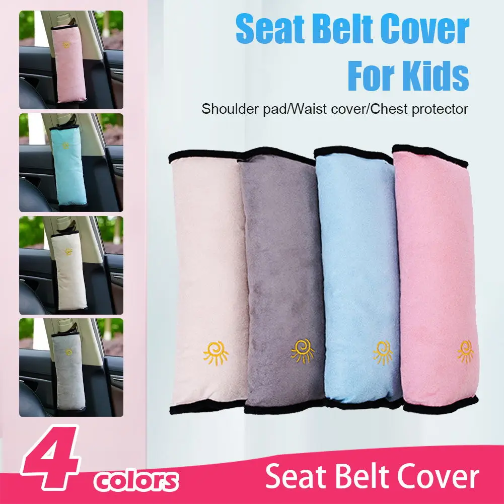 

Car Seat Belt Cover Plush Adjustable Protect Shoulder Pad Shoulder Pad For Kids Adults Seat Belt Interior Accessories Universal