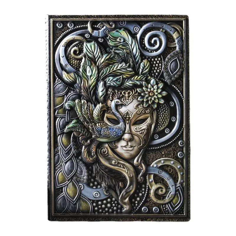 

Embossed Dragon A5 Diary Notebook Retro Handicraft Embossed Leather Diary Travel Journal School Office Gift