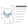 Fashion Women's Bracelet Watch Love With Stylish Decor Refined Round Quartz Watch Silvery Casual Elegance 6