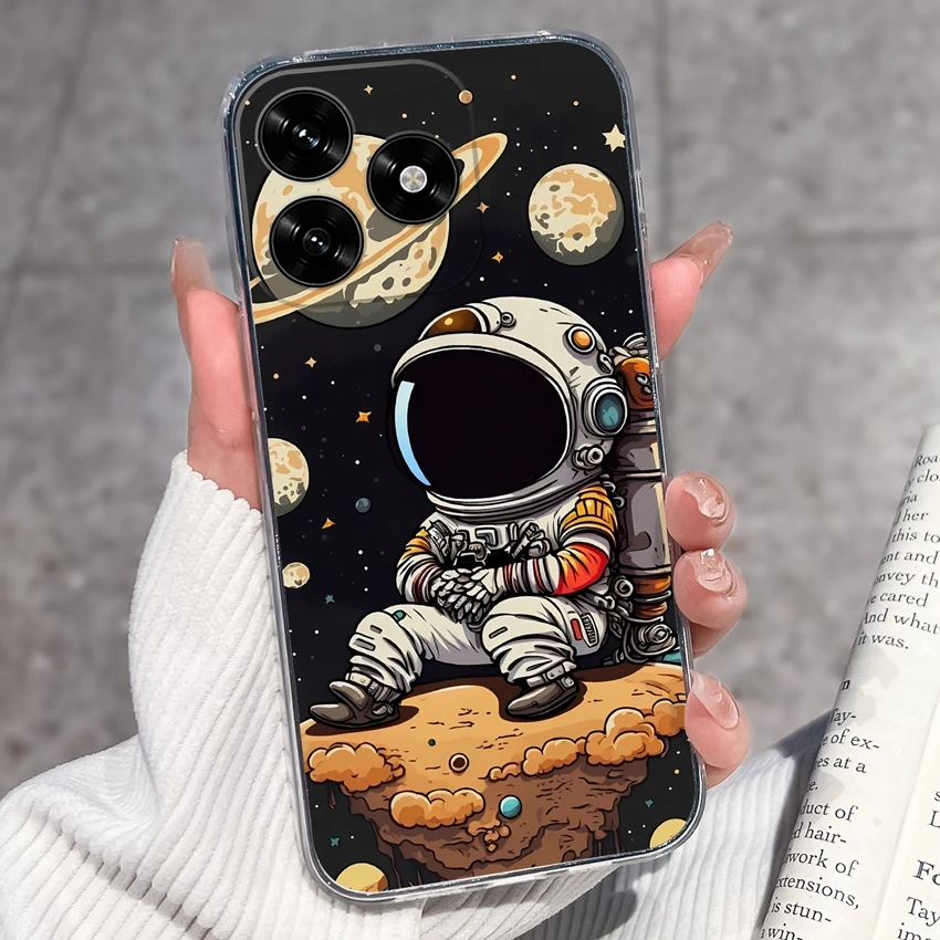 Cute Panda Puppy Soft Silicone TPU Clear Phone Case Back Cover