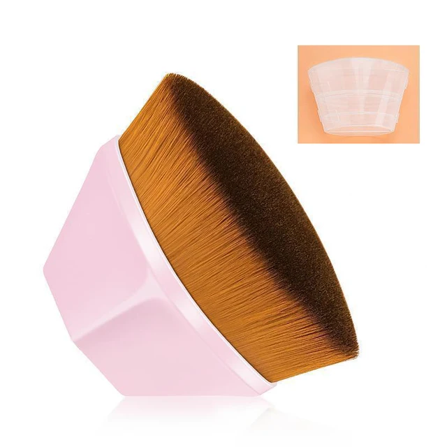 Makeup Brushes For BB Cream Powder Foundation Make-up for Women Brush Cosmetic Tool Pink