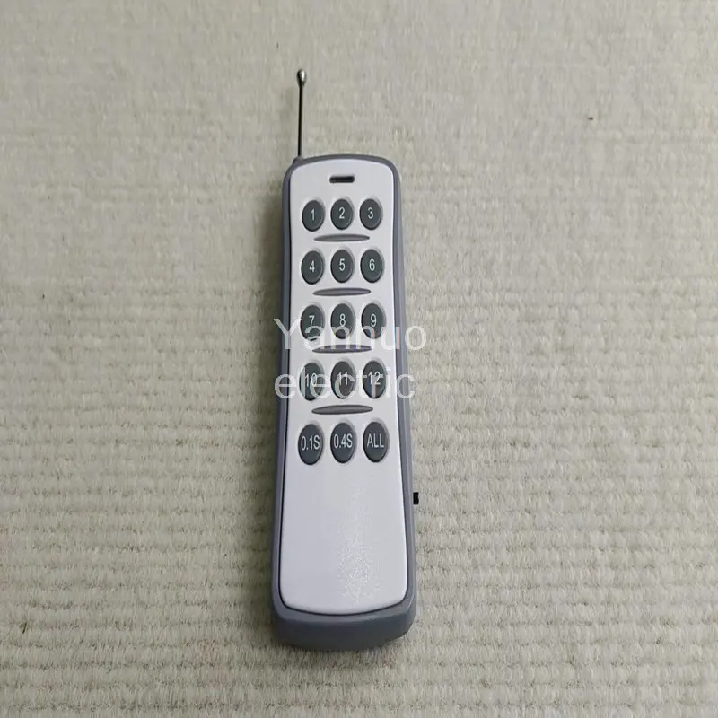 LED 기계 무선 원격 콘트론 433mhz CE FCC DMX 무대 링트 2024, 새로운 스타일의 결혼 선물 발사 시스템, 12 큐