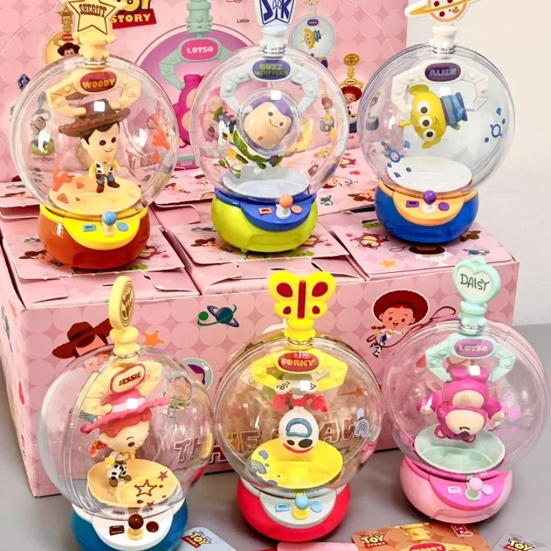 13Cm Disney Toy Story Doll Clamping Machine Blind Box Cute Kawaii Funny Anime Figures Pvc Statue Toys Regali Di Compleanno Di Natale