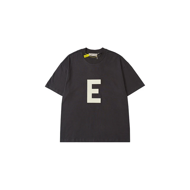 Essestials 8th Collection New Arrive T shirt High Quality Big E Letter Print Tshirts Summer Streetwear Oversize Top Tees Unisex