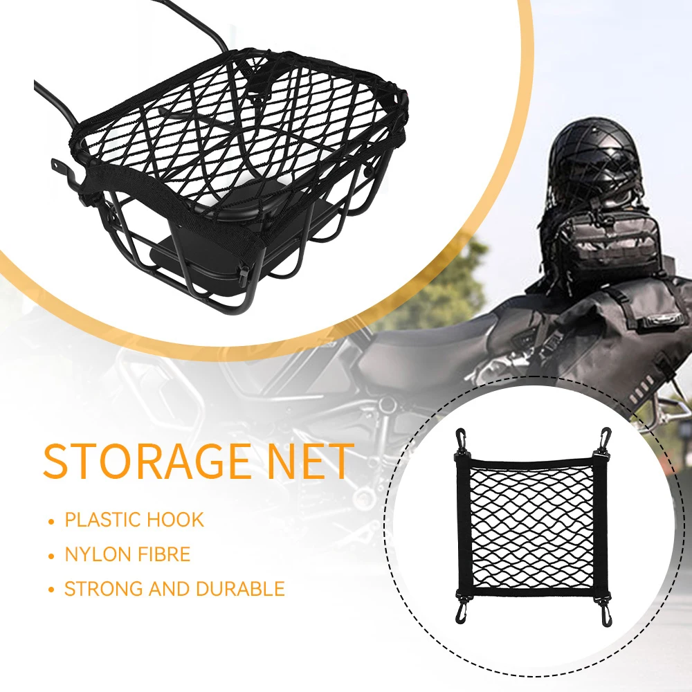 Motorcycle Helmet Storage Trunk Bag Motorbike Storage Helmet Trunk Bag Nets Holders Mesh Storages Accessories motorcycle helmet storage bag